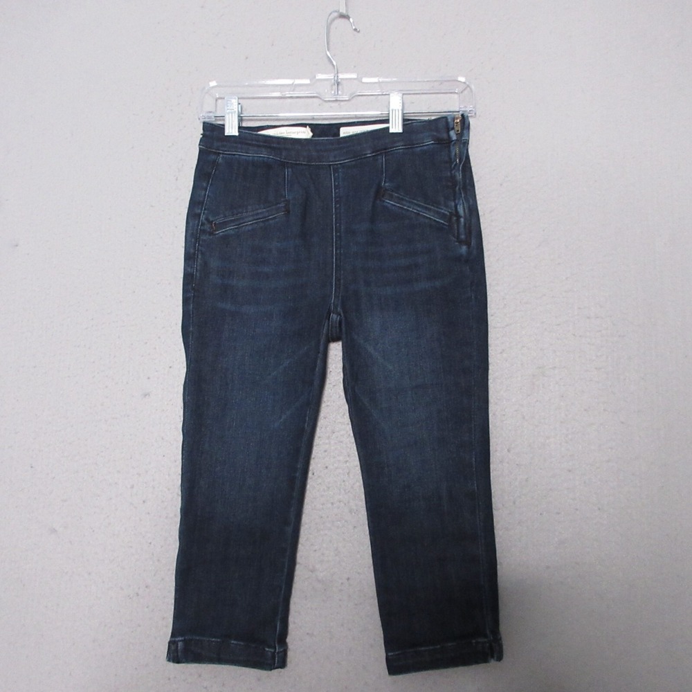 Pilcro Anthropologie Capri Jeans 25‎ High Rise Parisian Denim Contemporary Slim